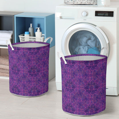 Bohemian Lotus Mandala Style Laundry Basket