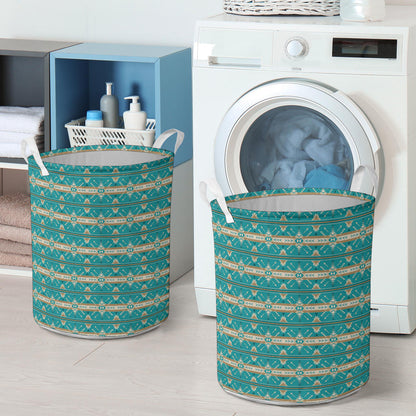 Southwest Native Design Themed Print Laundry Basket