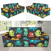 Octopus Pattern Print Design A01 Sofa Slipcover