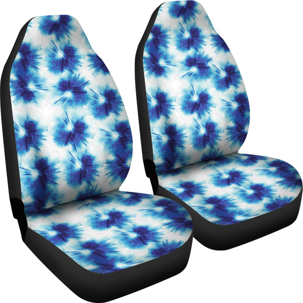 Tie Dye Blue Print Design LKS305 Car Seat Covers