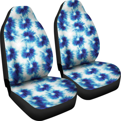 Tie Dye Blue Print Design LKS305 Car Seat Covers