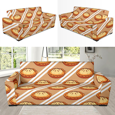 Pie Pattern Print Design A02 Sofa Slipcover