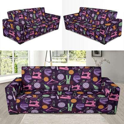 Sewing Equipment Print Design LKS306 Sofa Slipcover