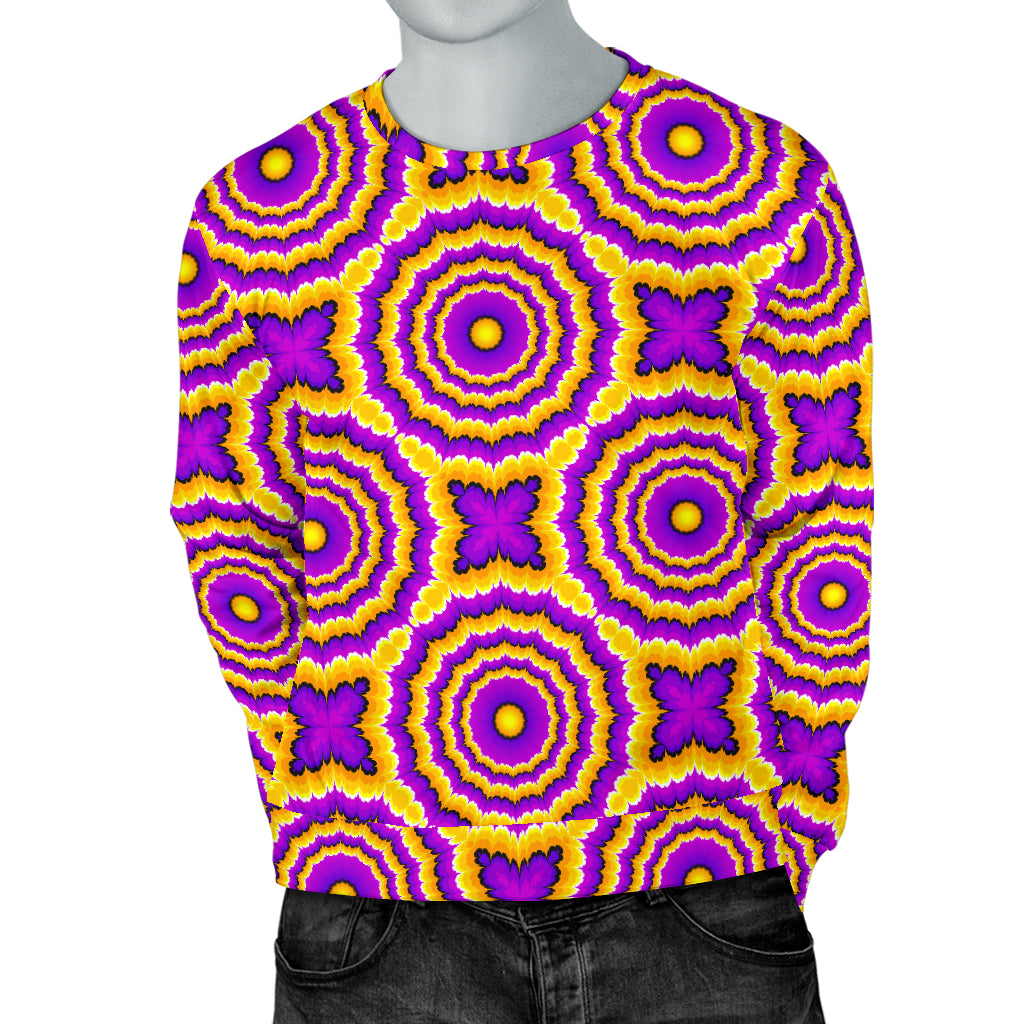 Optical illusion Expansion Men Long Sleeve Sweatshirt