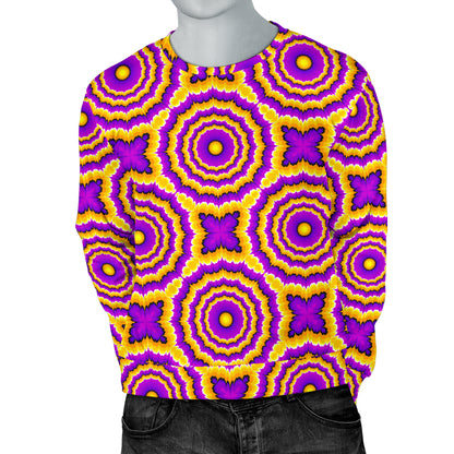 Optical illusion Expansion Men Long Sleeve Sweatshirt