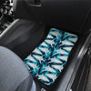 Shark Design Print Car Floor Mats Front Back