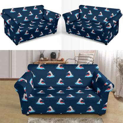 Shark Print Design LKS3010 Loveseat Couch Slipcover