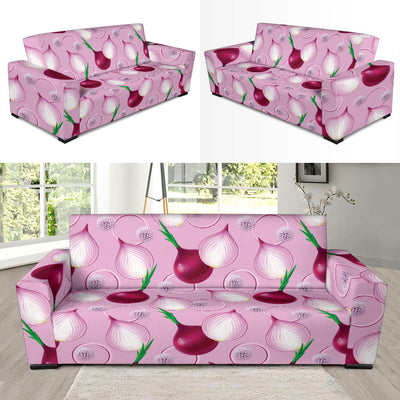 Onion Pattern Print Design A01 Sofa Slipcover