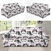 Japanese Chin Pattern Print Design 01 Sofa Slipcover