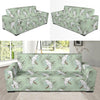 Cockatiel Pattern Print Design 01 Sofa Slipcover