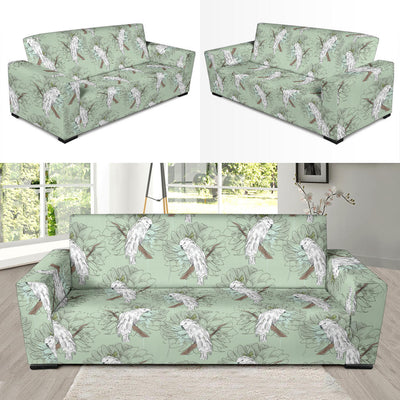 Cockatiel Pattern Print Design 01 Sofa Slipcover