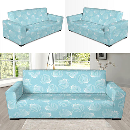 Seashell Print Design LKS3010 Sofa Slipcover
