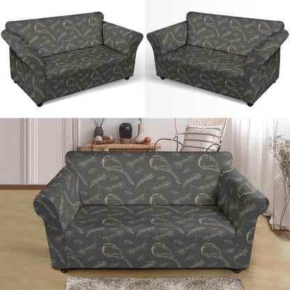 Steak Print Design LKS302 Loveseat Couch Slipcover
