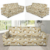 Beagle Pattern Print Design 04 Sofa Slipcover