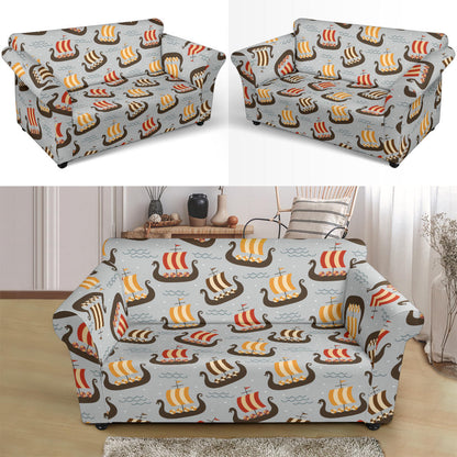 Vikings Print Design LKS308 Loveseat Couch Slipcover