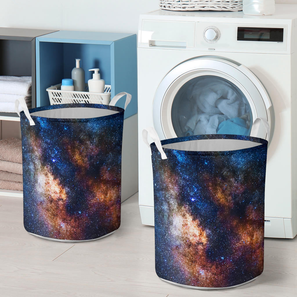 Celestial Milky way Galaxy Laundry Basket