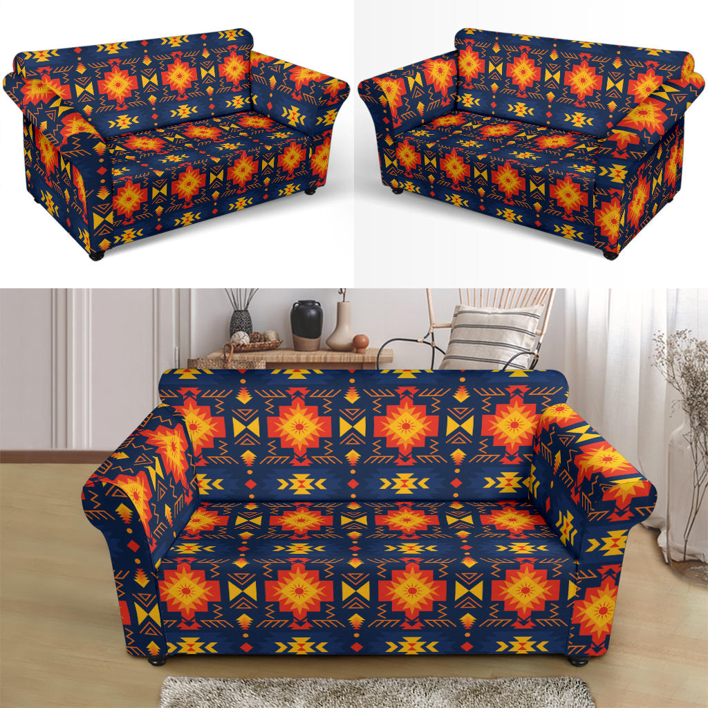 Southwest Pattern Print Design LKS307 Loveseat Couch Slipcover