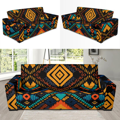 Kente Pattern Print Design 05 Sofa Slipcover