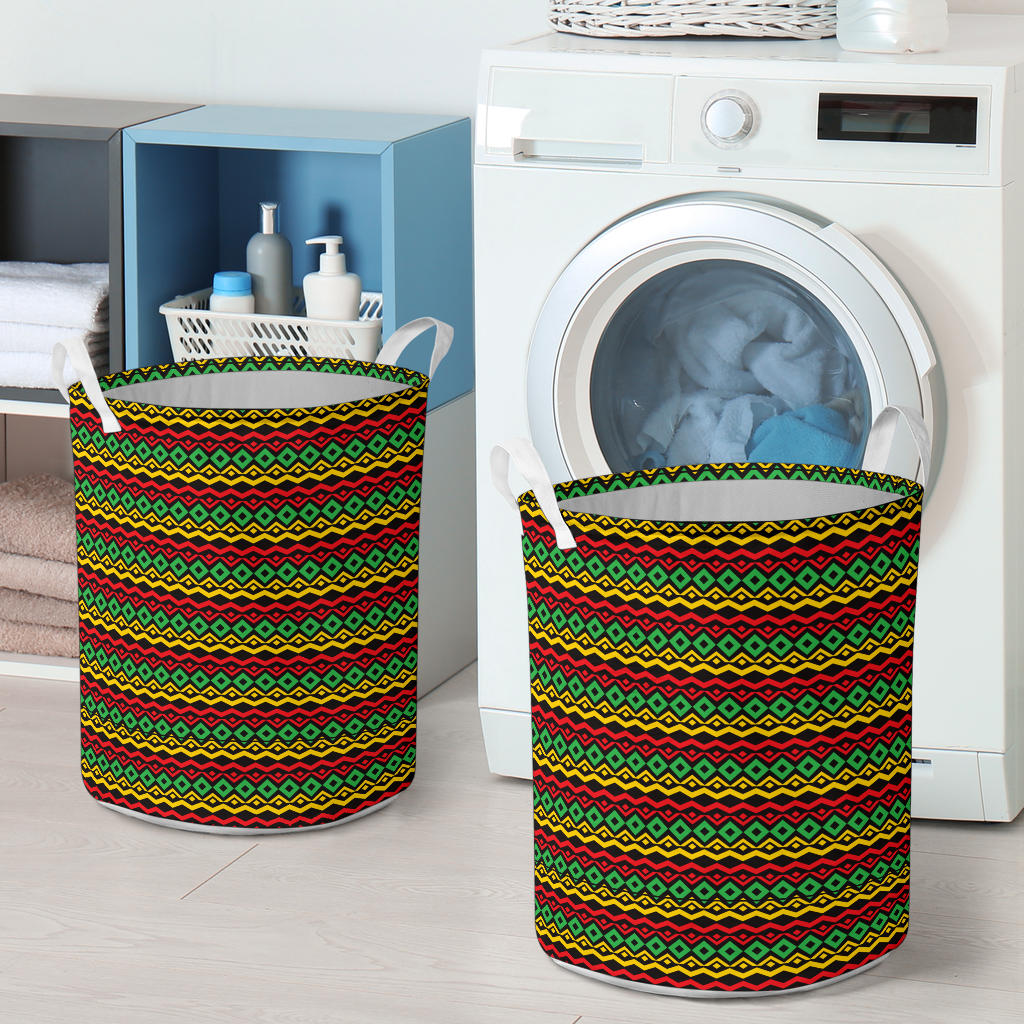 Rasta Reggae Color Themed Laundry Basket
