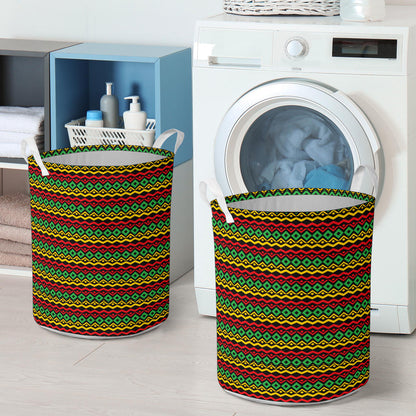 Rasta Reggae Color Themed Laundry Basket