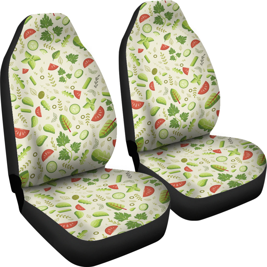 Salad Vegetable Print Design LKS302 Car Seat Covers