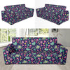 Crochet Pattern Print Design 02 Sofa Slipcover