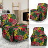 Summer Floral Print Design LKS305 Recliner Slipcover