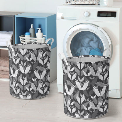 Angel Wings Pattern Design Themed Print Laundry Basket