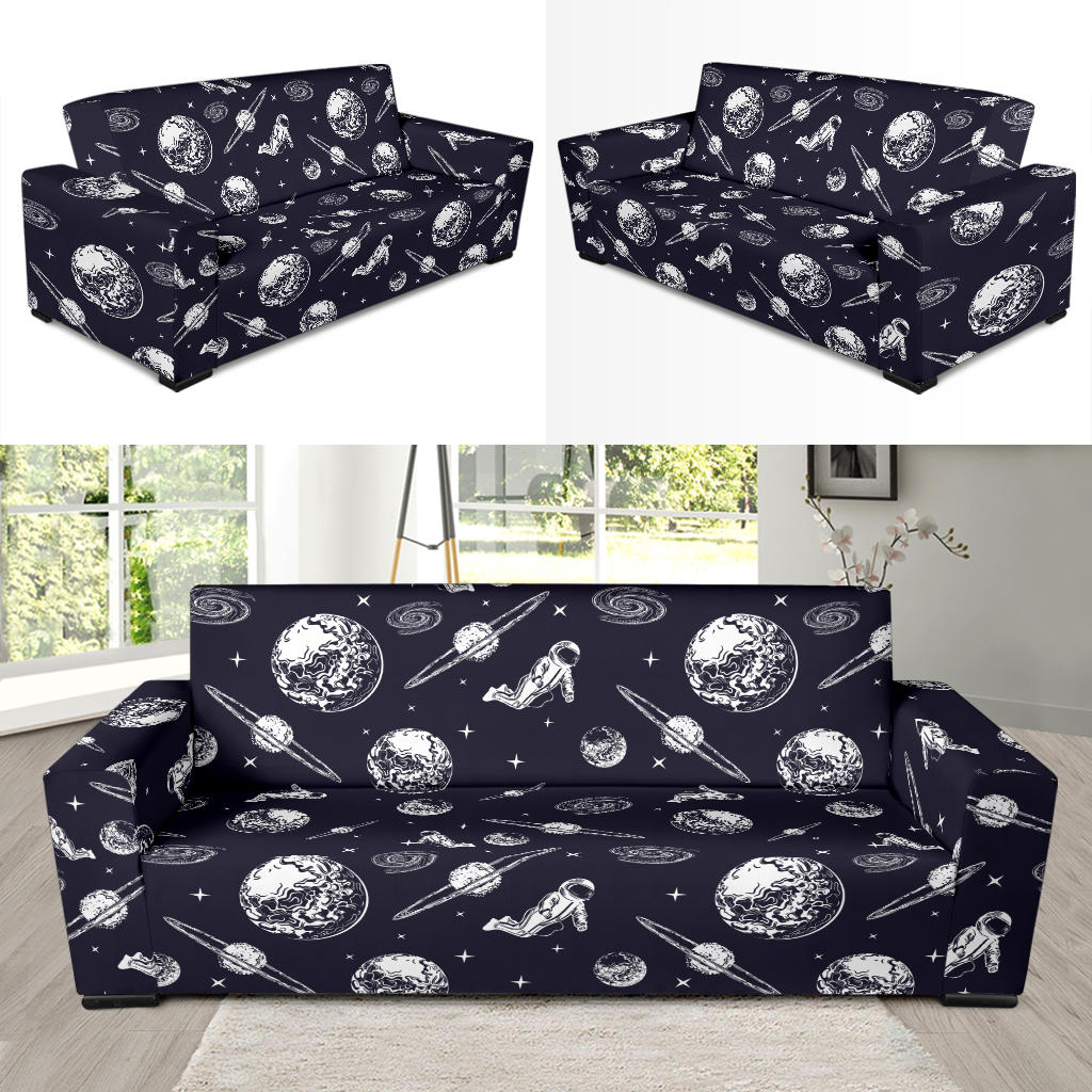 Space Astronaut Print Design LKS302 Sofa Slipcover