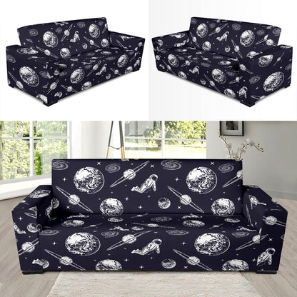 Space Astronaut Print Design LKS302 Sofa Slipcover