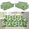 Brussels Sprouts Pattern Print Design 02 Sofa Slipcover