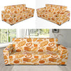 Bread Pattern Print Design 01 Sofa Slipcover