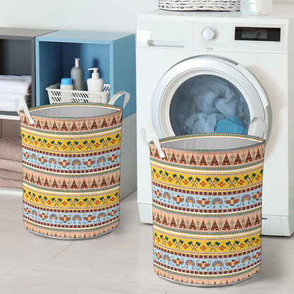Native American Pattern Design Print Laundry Basket