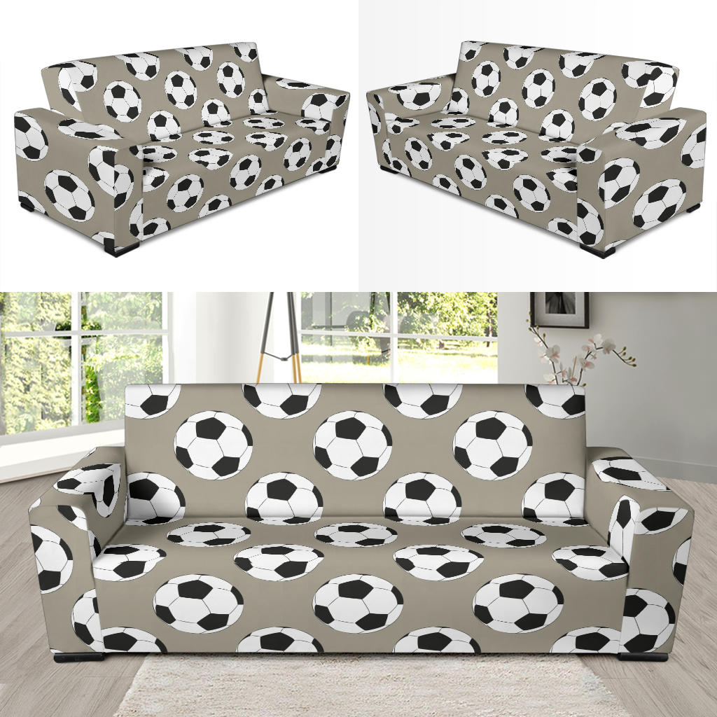 Soccer Ball Print Design LKS302 Sofa Slipcover