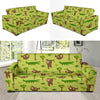 Alligator Pattern Print Design 04 Sofa Slipcover