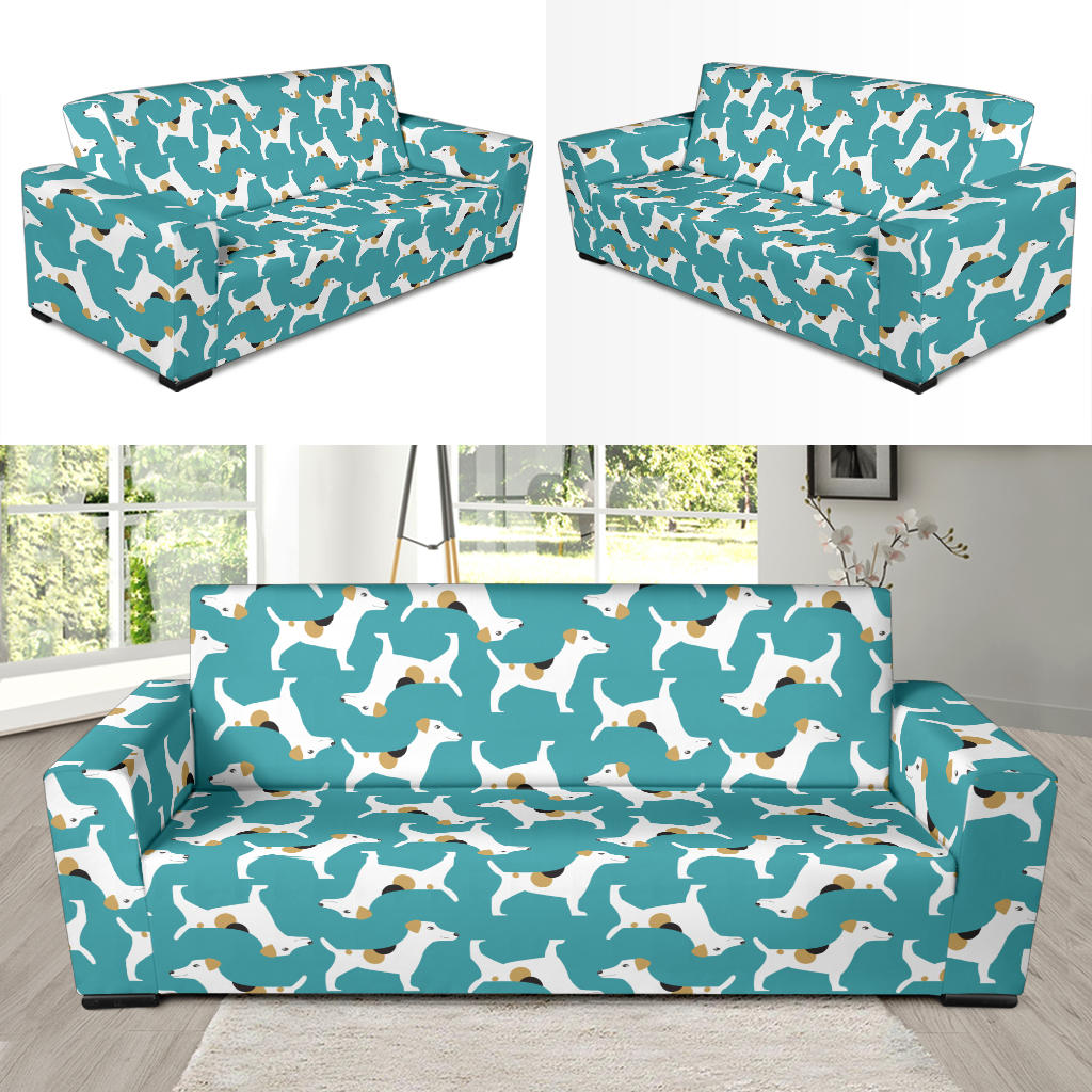 Russell Terriers Print Design LKS301 Sofa Slipcover