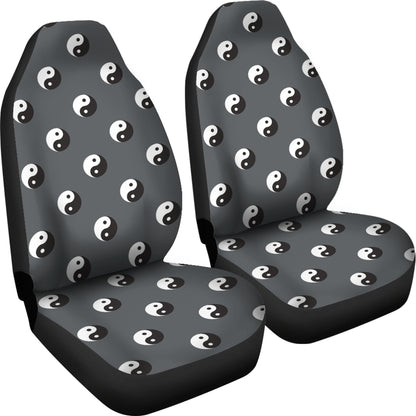 Yin Yang Print Design LKS303 Car Seat Covers