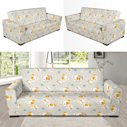 Russell Terriers Print Design LKS306 Sofa Slipcover