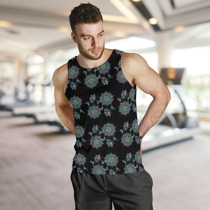 Dream Catcher Colorful Hand Draw Men Tank Top