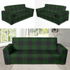 Buffalo check Green Pattern Print Design 02 Sofa Slipcover