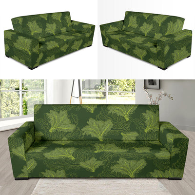 Kale Pattern Print Design 01 Sofa Slipcover