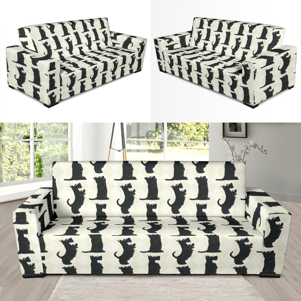 Scottish Terriers Print Design LKS309 Sofa Slipcover