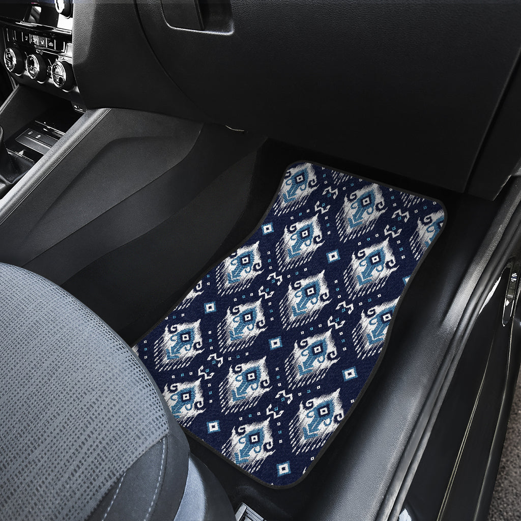 Ethnic Ornament Print Pattern Car Floor Mats Front Back