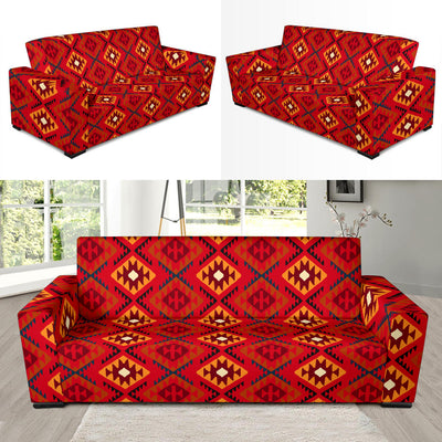 Aztec Pattern Print Design 06 Sofa Slipcover