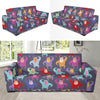 Chimpanzee Pattern Print Design 03 Sofa Slipcover