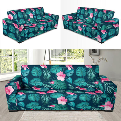 Summer Floral Print Design LKS301 Sofa Slipcover