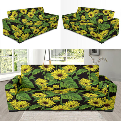 Sunflower Print Design LKS3010 Sofa Slipcover