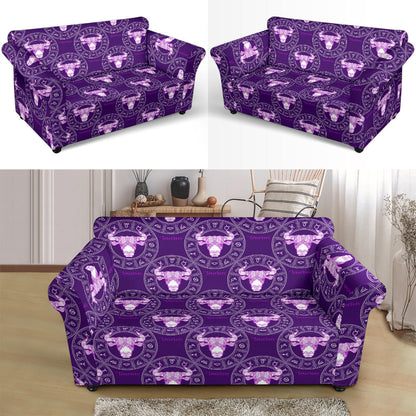Taurus Print Design LKS303 Loveseat Couch Slipcover