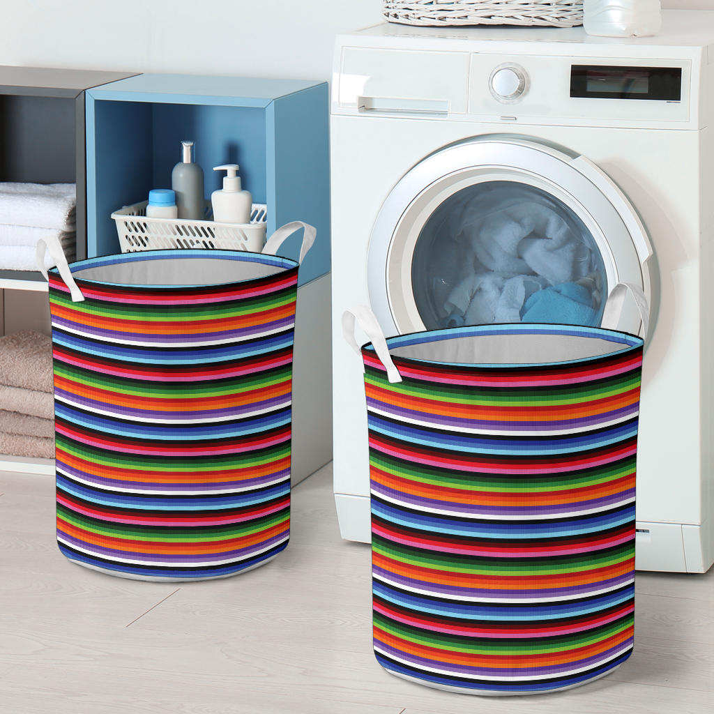 Serape Design Laundry Basket