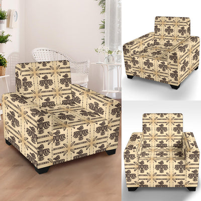 Native American Themed Design Print Armchair Slipcover